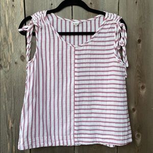 Caslon Striped Tank Top